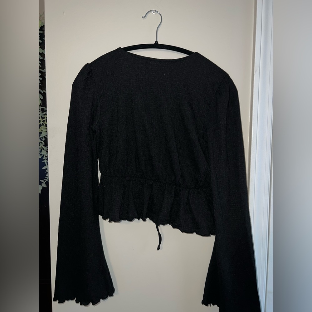 Urban outfitters tie front blouse